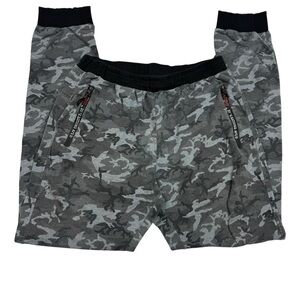 Bape Aape Gray and Black Jogger Sweatpants Urban Camo